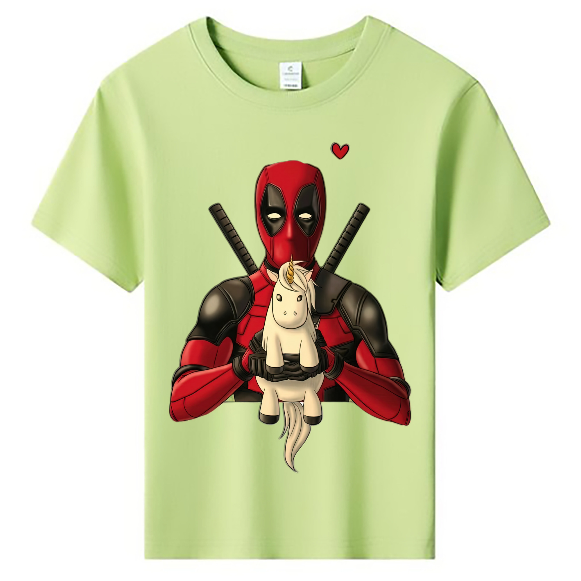 （画像用） Deadpool デッドプール 綿100％キッズTシャツ（フロントプリント）